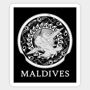 Hammerhead Shark Maldives Diving Sticker